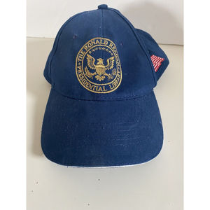 Ronald Reagan presidential library hat navy